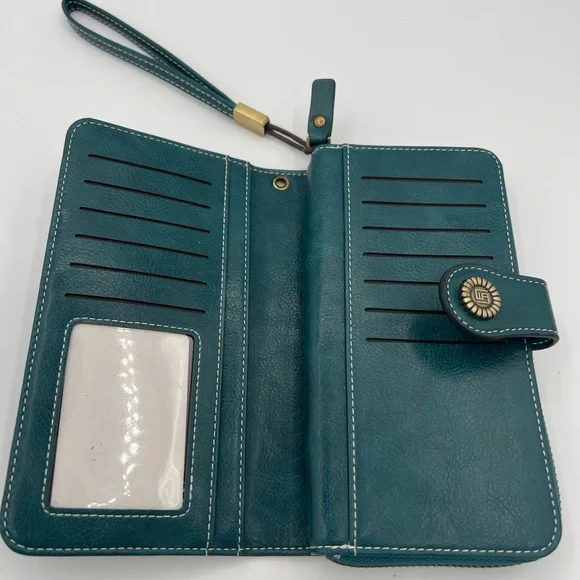 Teal Wallet/wristlet NWOT - Picture 6 of 7